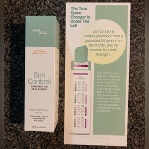 Skin Plan Sun Control Sunscreen for Head and Hands SPF 30  NWT